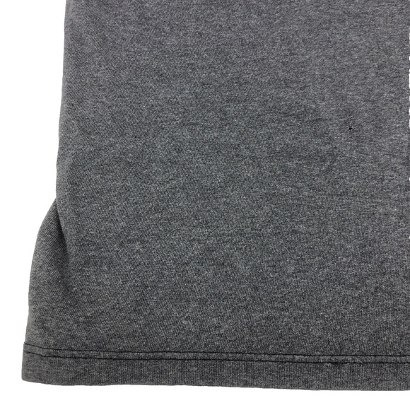 Vintage Nike Men's Shirt V-Neck Sportswear Puffer Patch Logo Large Gray & Red - Picture 8 of 16